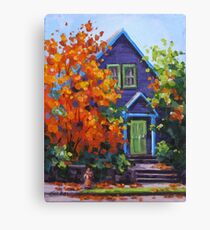 Fall in the Neighborhood Canvas Print