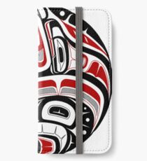 Nordwestliche Stammeskunst iPhone Flip-Case/Hülle/Skin