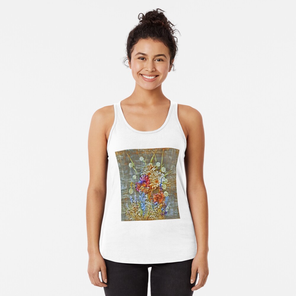 Flowers Racerback Tank Top
