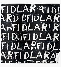 FIDLAR album black Poster