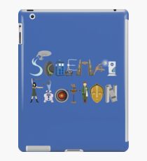 Science Fiction Typography iPad Case/Skin