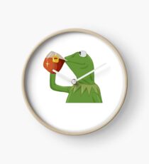 But That's None Of My Business- Kermit the Frog Clock