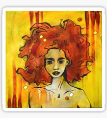Red Head Sticker