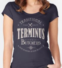 Terminus Butchers (light) Women's Fitted Scoop T-Shirt