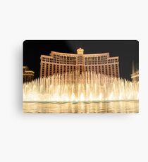 The fountains at Bellagio Metal Print