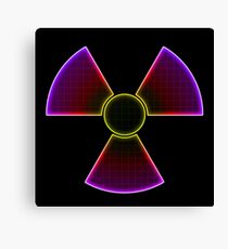 Multicolor Nuclear Symbol Canvas Print