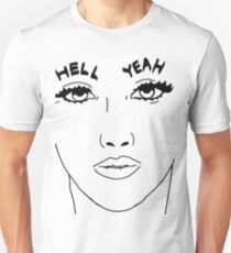 Jenna Marbles Eyebrows "Hell Yeah" Unisex T-Shirt