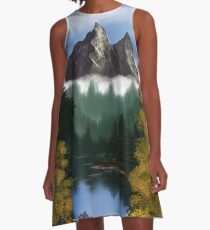 Mountainscape A-Line Dress