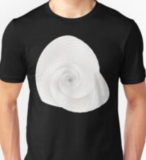 Abstract White Peacock Unisex T-Shirt