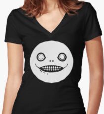 Emil - Weapon-nier automata shirt Women's Fitted V-Neck T-Shirt