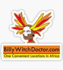 BillyWitchDoctor.com Sticker
