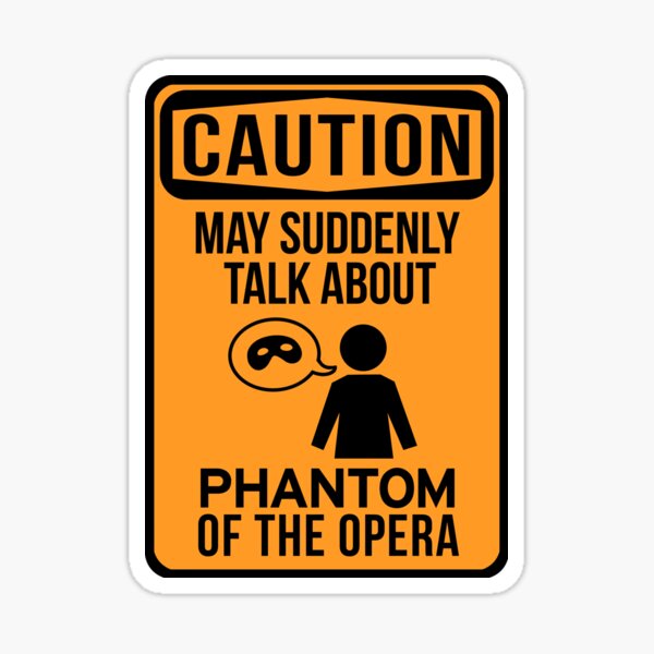 Phan Warning Sticker