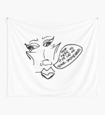 Carefree Woman Wall Tapestry