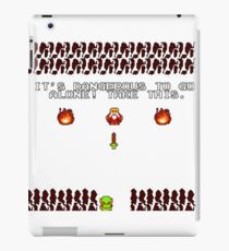 It's dangerous to go alone! Take this. iPad Case/Skin