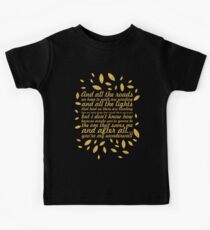 Oasis... “Wonderwall” Song Lyric (Creative) Kids Tee
