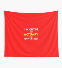 I Might be an Actuary, But I Can't Fix Stupid Wall Tapestry