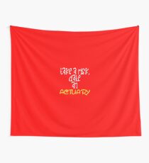 Take a risk, Date an Actuary Wall Tapestry