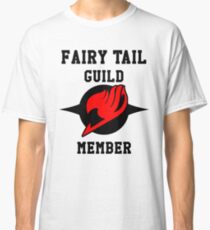 Fairy Tail Guild Member (red & black) Classic T-Shirt