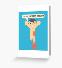 Wax on, wax off! Greeting Card