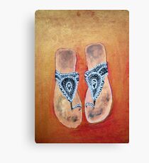 Sandals Canvas Print