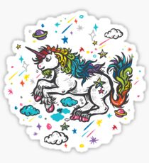 unicorn stickers redbubble