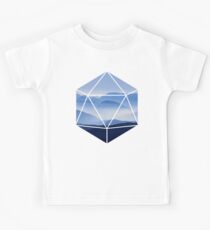 D20 - Misty Mountains Kids Tee