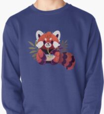 Red Panda Eating Ramen Pullover