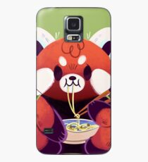 Red Panda Eating Ramen Case/Skin for Samsung Galaxy