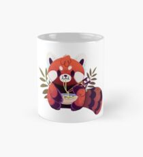 Roter Panda, der Ramen isst Tasse (Standard)
