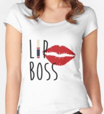 Lip Boss Women's Fitted Scoop T-Shirt