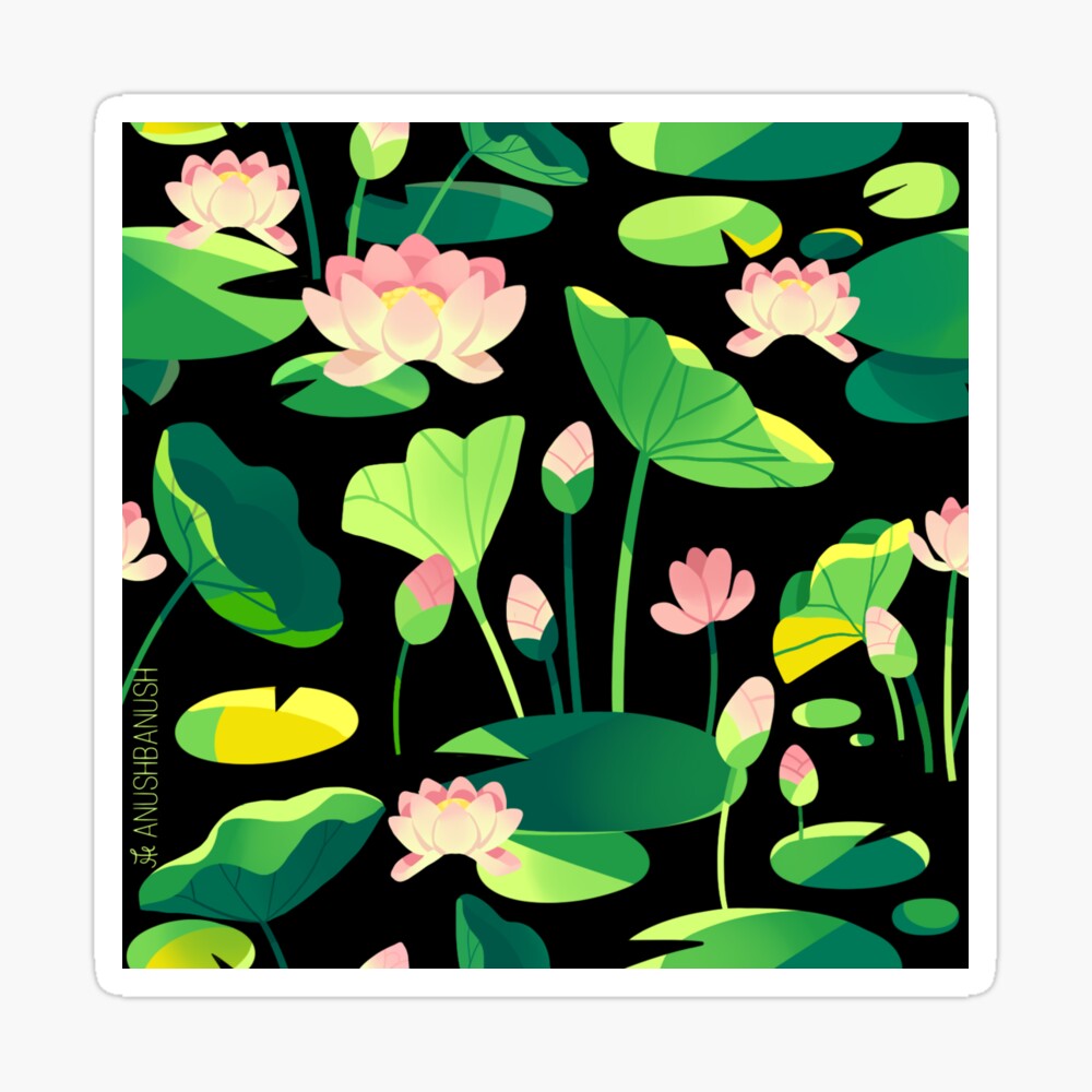 Lotus Sticker