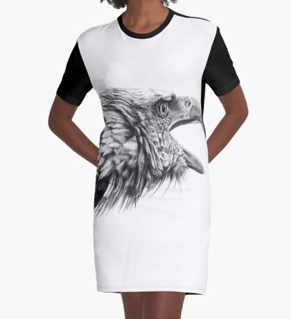 fitted graphic t shirt dress