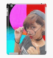 Red Lips and Geeky Glasses iPad Case/Skin