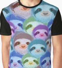 Psychedelic sloths Graphic T-Shirt
