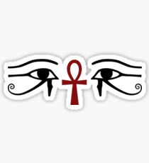 Eyes & The Ankh Sticker