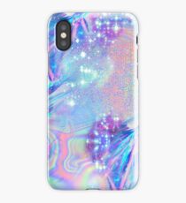 Sparkly Rainbow Holographic Pattern iPhone Case