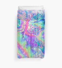 Psychedelic Holographic Texture Duvet Cover