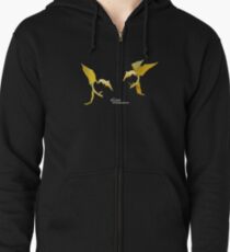 Gongora bunt Logo Zipped Hoodie