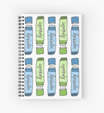 Pastel Lip Balm Illustration Spiral Notebook