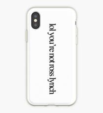 R5 - "lol du bist kein ross lynch" iPhone-Hülle & Cover