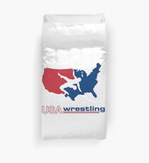 USA Wrestling Duvet Cover