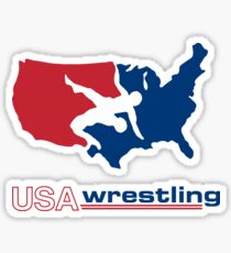 USA Wrestling Sticker