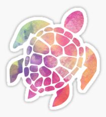 Watercolor Sea Turtle Sticker