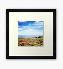 Exmoor Heather Framed Print