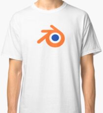 blender logo 3d design Classic T-Shirt