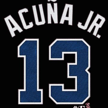 Acuna Jr 13 Art Board Print for Sale by BourbonNoon