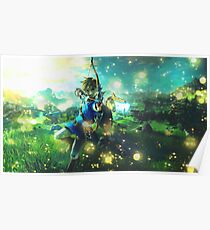 The Legend of Zelda: Breath of the Wild Link Poster