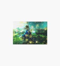 The Legend of Zelda: Breath of the Wild Link Art Board