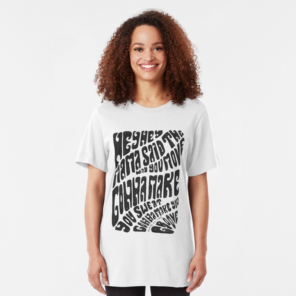 Hey hey mama Slim Fit T-Shirt
