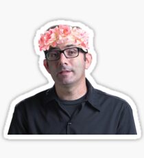 Flowery Jeff Sticker